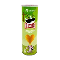 PRINGLES Lime Cheese Tart garšas kartupeļu čipsi 110g