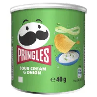 Pringles Sour Cream&Onion čipsi ar krējuma un sīpola garšu 40g