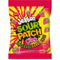 SOUR PATCH Jalibon Strawberry želejas konfektes 80g