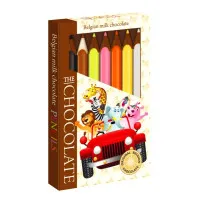 SWEET HAPPY Jeep Safari beļģu piena šokolādes zīmuļi 100g