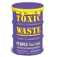 TOXIC WASTE Purple Drum skābās konfektes 42g