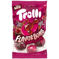 TROLLI Flavor Bomb Cherry Cola želejas konfektes 75g