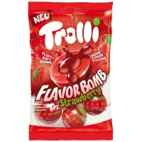 TROLLI Flavor Bomb Strawberry želejas konfektes 75g