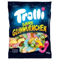 TROLLI Saure Glühwürmchen želejas konfektes 150g