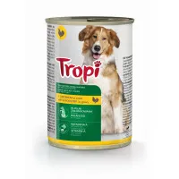 Tropi slapjā barība ar mājputnu gaļu suņiem 415g