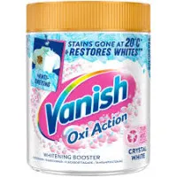 VANISH Oxi Action traipu tīrīšanas pulveris baltai veļai 470g