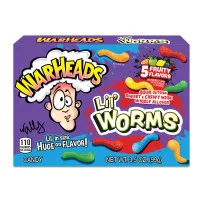 Warheads Lil Worms želejas konfektes 99g