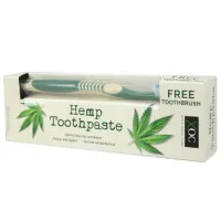 XPEL zobu pasta ar kaņepju ekstraktu 100ml + zobu birste