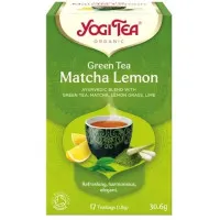 YOGI TEA Green Tea Matcha Lemon zaļā tēja 30.6g