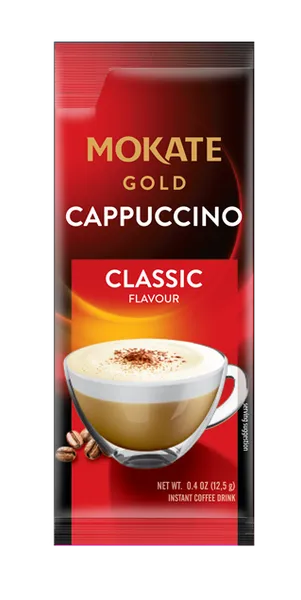 1x Kapučīno dzēriens MOKATE GOLD Klasiskais  12.5g x 8