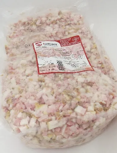 48H Cūkgaļa pīrādziņiem, kūpināta, sagriezta sver. ~1,8kg