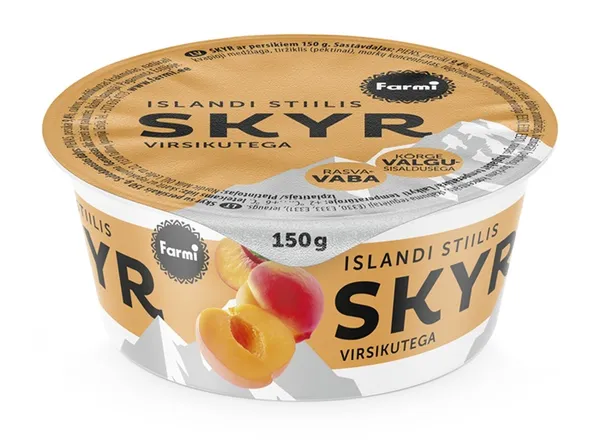 48H Jogurts FARMI SKYR, persiku, 150g