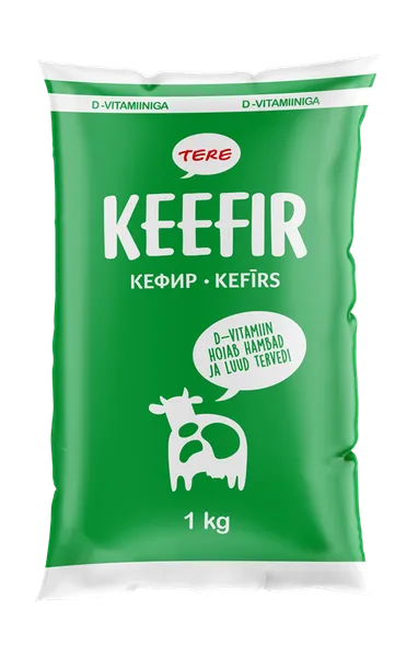 Kefīrs Tere 2.5%1kg polipaka