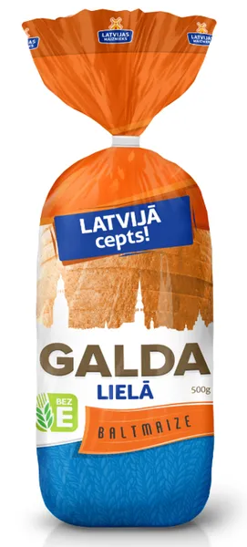 Baltmaize Lielā galda sagriezta 500g