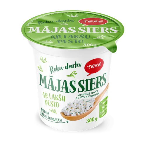 Mājas siers TERE ar lakšu pesto 300g