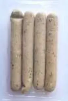 48H Vārītas cūkgaļas desiņas ar bekona gabaliņiem 440g BIOVELA