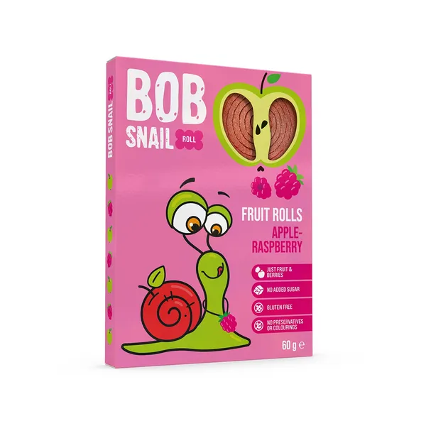 Ābolu un aveņu rullīši BOB SNAIL, 60g