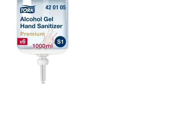 Alcogēls roku dezinfekcijai TORK S1, 1 l (1000 reizēm), 420105