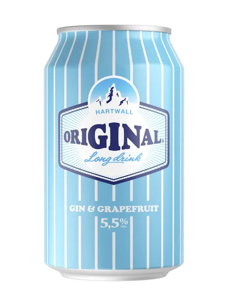 Alkoholiskais kokteilis HARTWALL Original Grapefruit, 5,5%, bundžā, 0.33l (DEP)