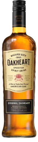 Alkoholisks dzēriens BACARDI Oakheart Original Spiced, 35%, 0.7l