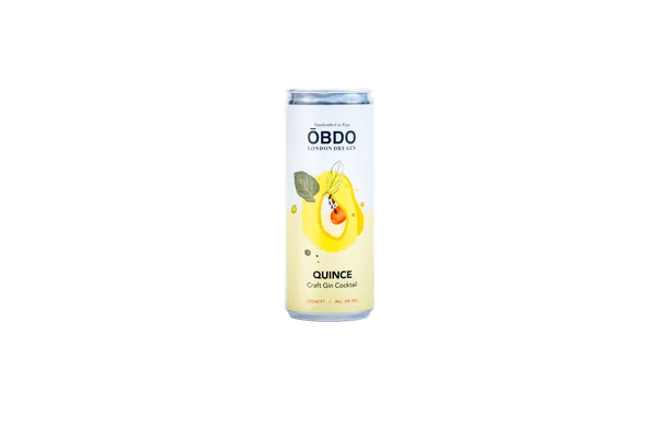 Alkoholisks džina kokteilis OBDO Craft, Cidoniju, 6%, bundžā, 0.25l (DEP)