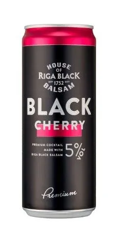 Alk. kokt.BLACK BALS.Cherr.5% 0,33L sk.D