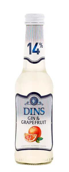 Alk.kokt. DINS Grapefruit 14% 250ml D