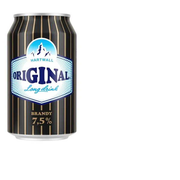 Alkoholisks kokteilis HARTWALL Original Long Drink Strong, 7,5%, bundžā, 0.33l (DEP)