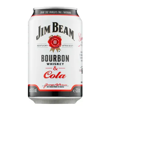 Alkoholiskais kokteilis JIM BEAM&Cola 4,5% 0,33L D