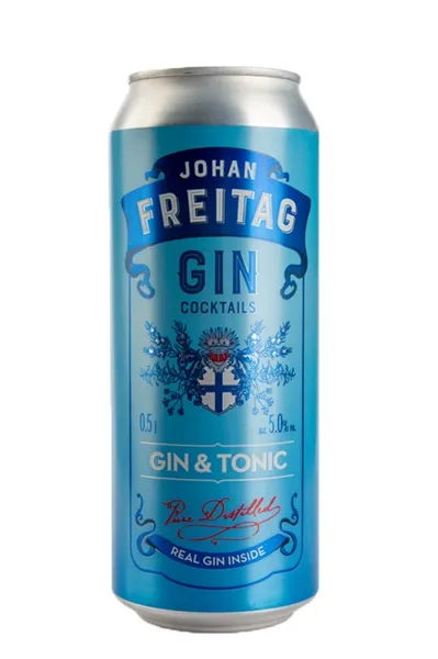 Alk.kokt.J.FREITAG GIN&TONIC 5% 0,5L D