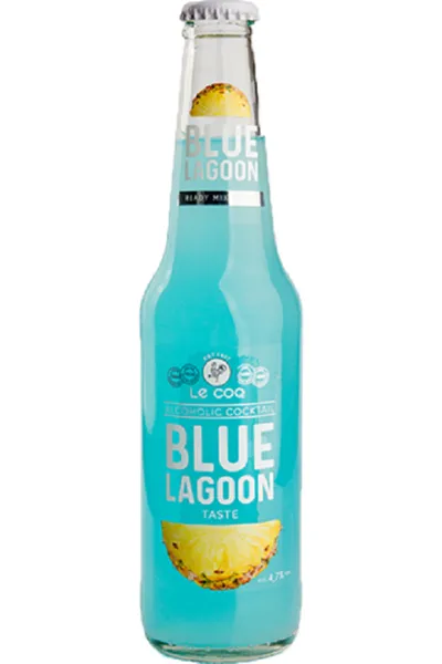 Alkoholisks kokteilis LE COQ Blue Lagoon 4,7% 330ml D