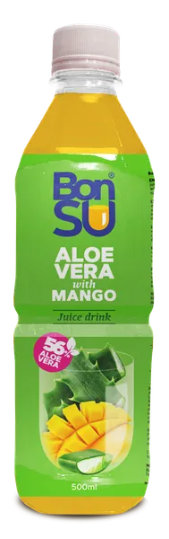 Aloe Vera un mango sulas dzēriens ar alvejas mīkstumu (56%) BONSU, 500ml, PET (DEP)