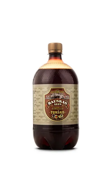 Alus BAUSKAS tumšais 5,5% 1L PET D