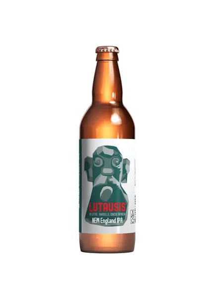 Alus BRŪZIS MANUFAKTŪRA Lutausis New england Ipa, 6%, stiklā, 0.5l (DEP)