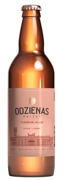 Alus BRŪZIS MANUFAKTŪRA Odzienas Muižas Tumšais lāgers, 5,5%, stiklā, 0.5l (DEP)