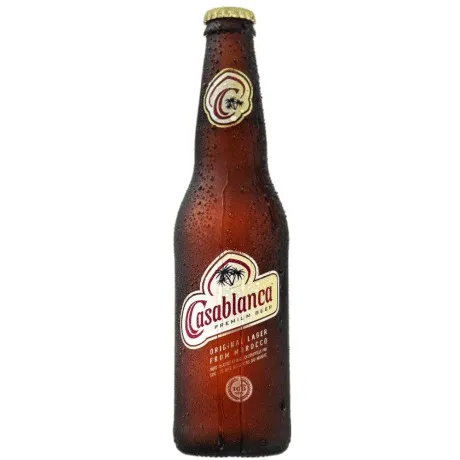 Alus CASABLANCA Premium, 5%, stiklā, 0.33l (DEP).