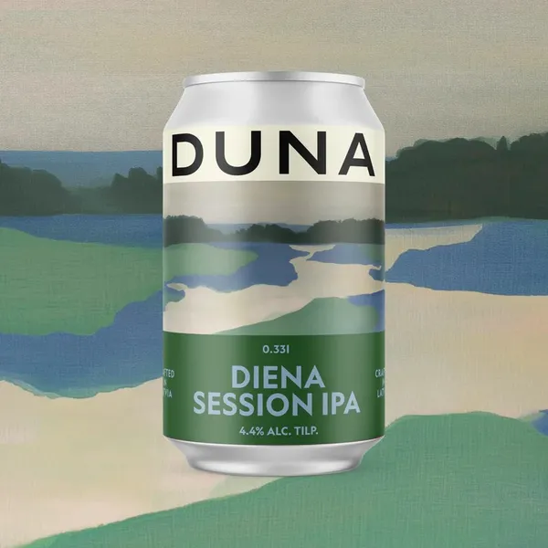 Alus DUNA Diena Session IPA, 4,4%, bundžā, 0.33l (DEP)