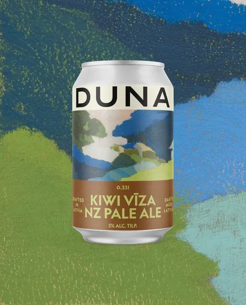Alus DUNA Kuldīga pilsner, 5%, bundžā, 0.33l (DEP)