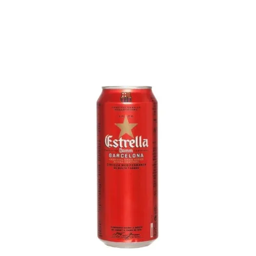 Alus ESTRELLA DAMM Barcelona, bundžā, 4,6%, 0.5 l(DEP)