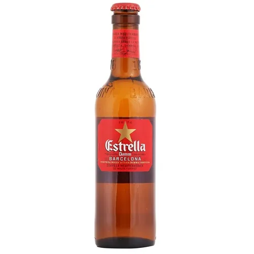 Alus ESTRELLA DAMM Barcelona, stiklā, 4,6%, 0.33 l(DEP)