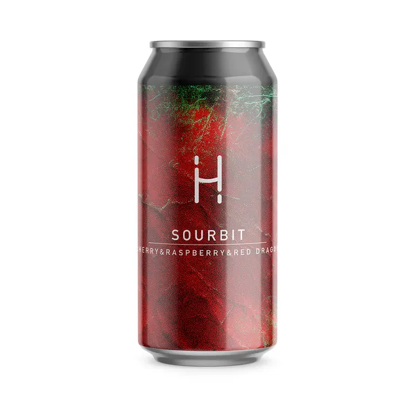 Alus HOPALAA Sourbit Raspberry&Cherry Red Dragon Fruit, 7%, bundžā, 0.44l (DEP)