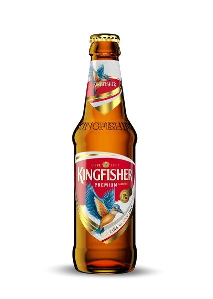 Alus KINGFISHER Premium Lager, 4,5%, stiklā, 0.33l (DEP)