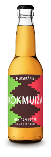 Alus KOKMUIŽA Meksikānis, 4,6%, stiklā, 0.33l (DEP)