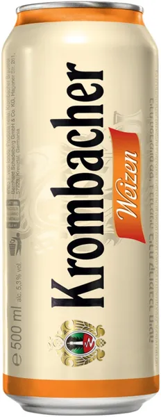 Alus KROMBACHER Weizen, 5,3%, bundžā, 0.5l (DEP)