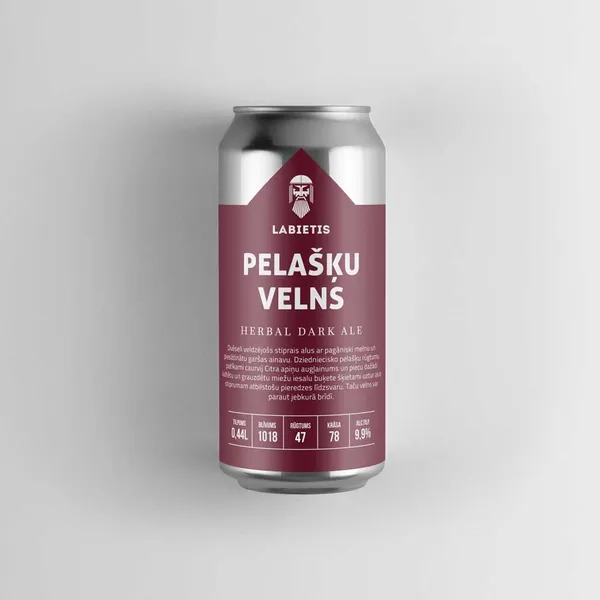 Alus LABIETIS Pelašķu velns, 9,9%, bundžā, 0.44l (DEP)