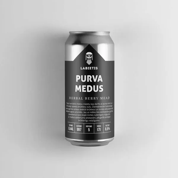 Alus LABIETIS Purva medus, 6,5%, bundžā, 0.44l (DEP)