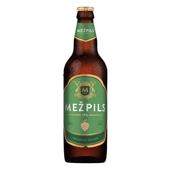 Alus MEŽPILS IPA, 6%, stiklā, 0.5l (DEP)