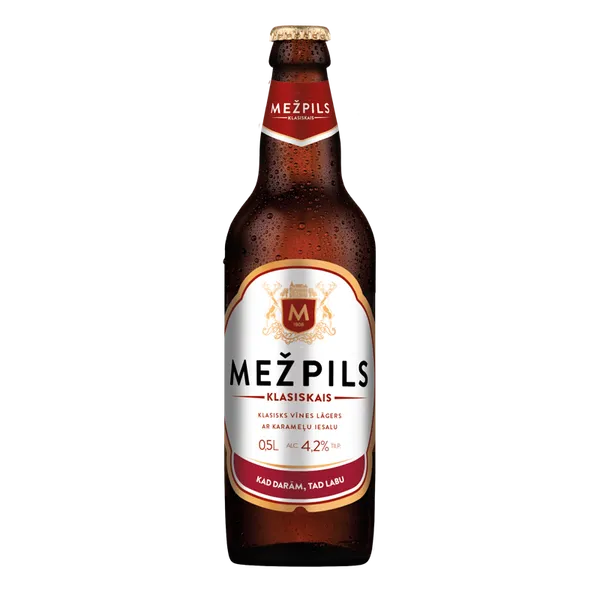 Alus MEŽPILS Klasiskais, 4,2%, stiklā, 0.5l (DEP)