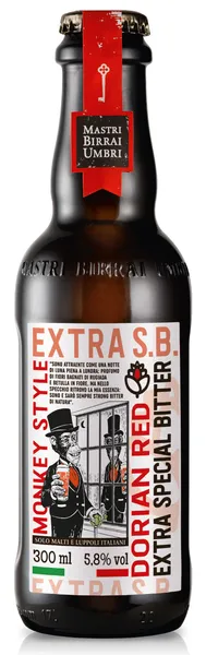 Alus MONKEY Dorian Red Extra Special Bitter, 5,8%, stiklā, 0.3l (DEP)