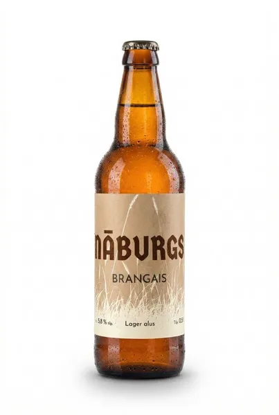 Alus NĀBURGS Brangais, Gaišais, 5,8%, stiklā, 0.5l (DEP)